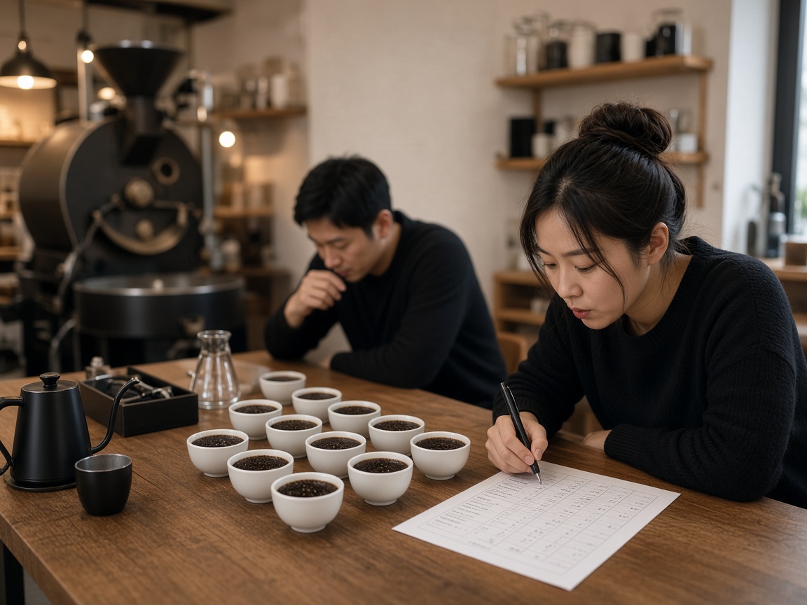 Cupping nights at Hazelfield Studio