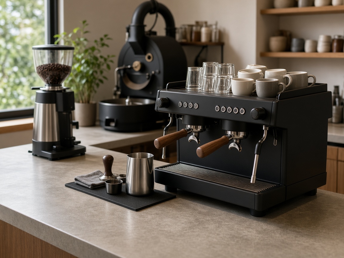 Espresso bar at Hazelfield Studio